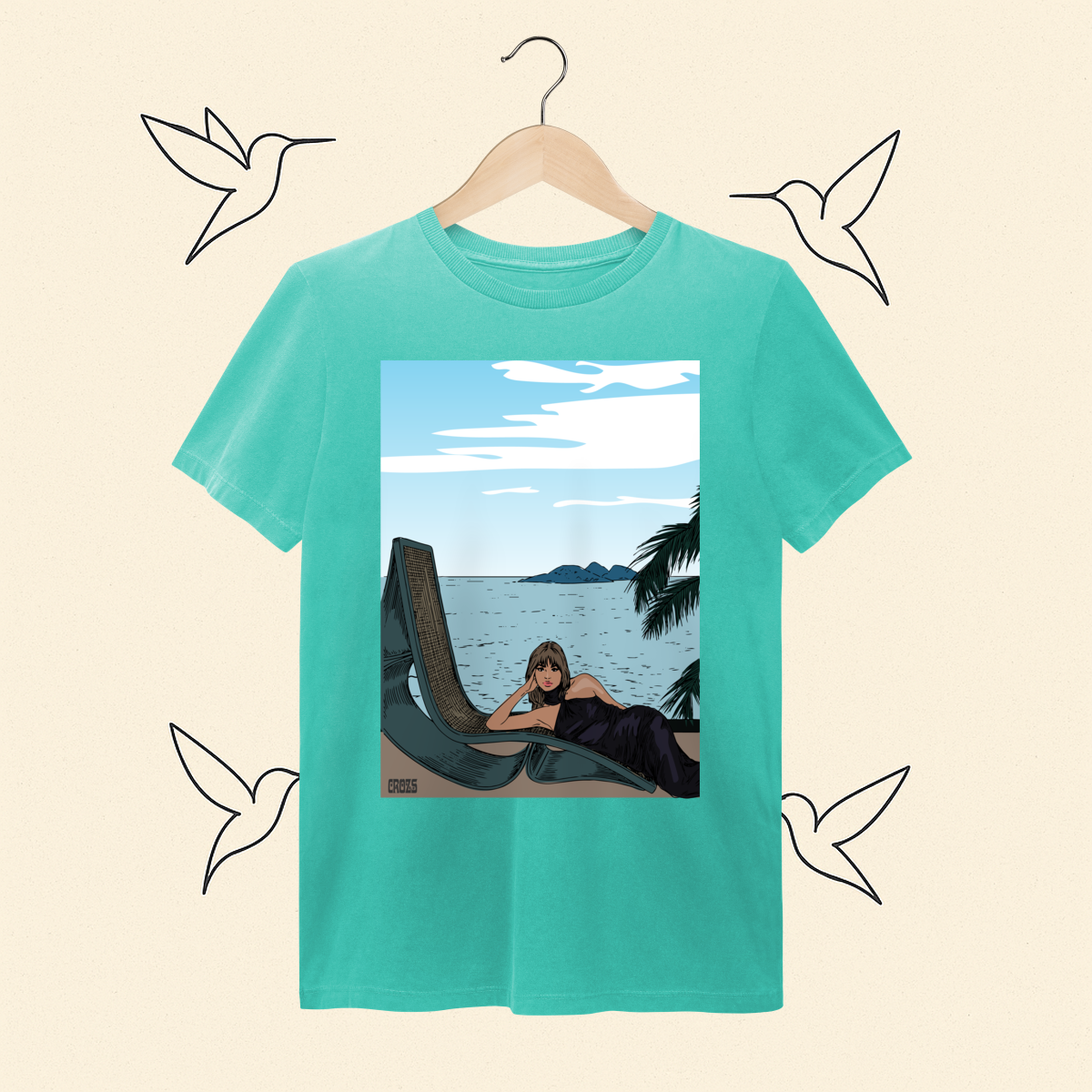 Nome do produto: Camiseta Estonada Luisa Sonza Bossa Sempre Nova