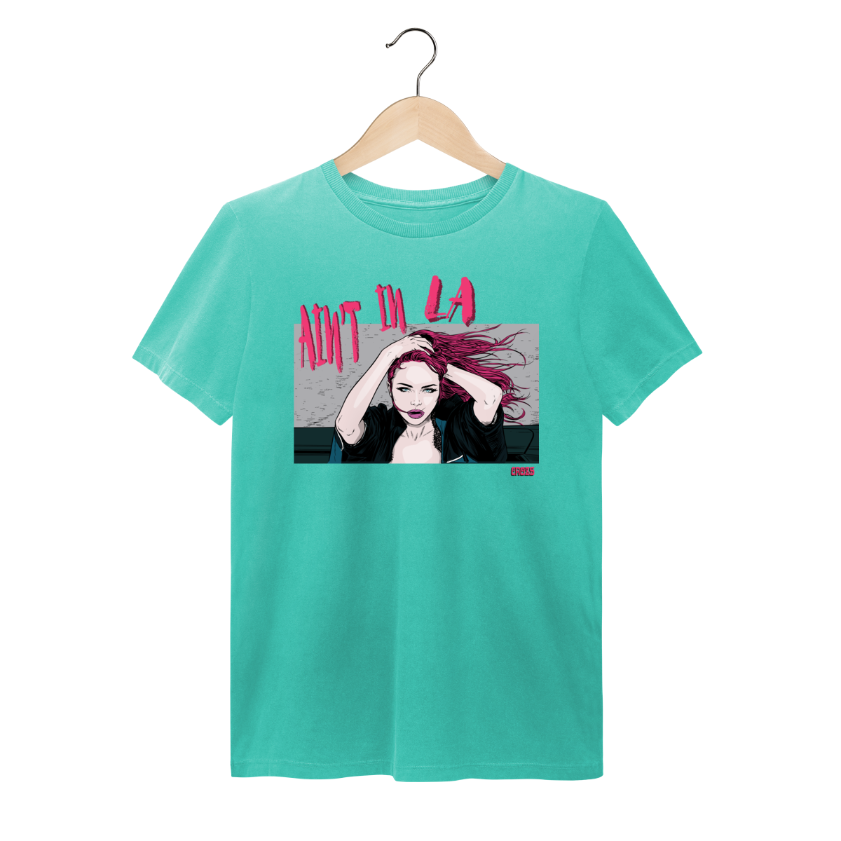 Nome do produto: Camiseta Estonada Adela Aint In LA