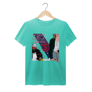 Nome do produto Camiseta Estonada Worst Girl in America - Slayyyter