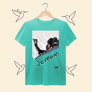 Nome do produto Camiseta Estonada Scream Janet e Michael Jackson