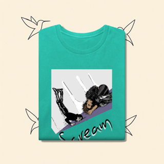 Nome do produto Camiseta Estonada Scream Janet e Michael Jackson