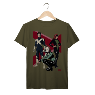 Nome do produto Camiseta Premium X Men Evolution Jean, Scott, Rogue