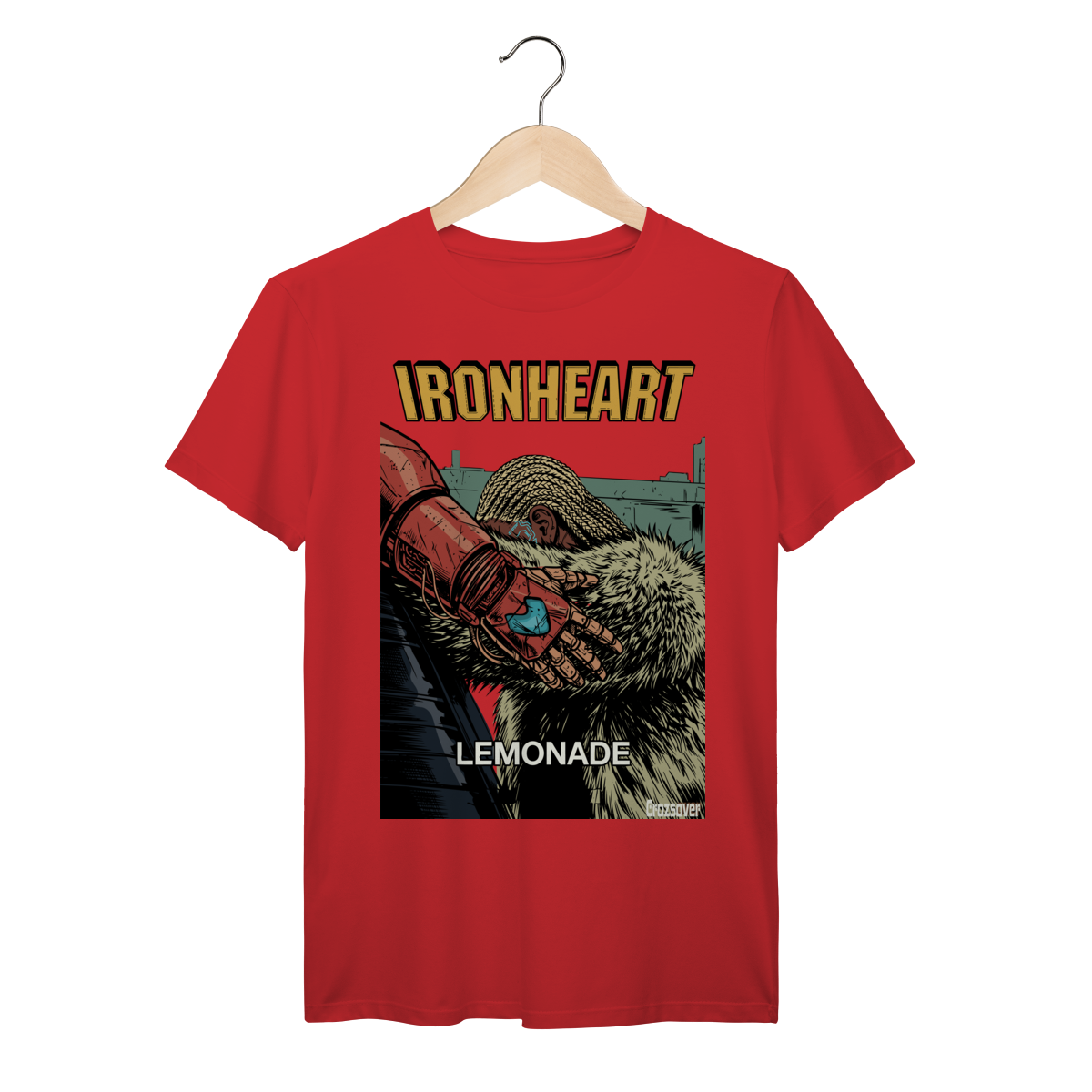 Nome do produto: Camiseta Premium Coração de Ferro X Lemonade