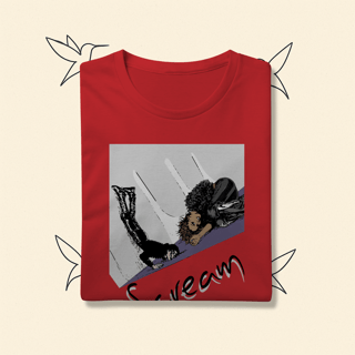 Nome do produto Camiseta Premium Scream Janet e Michael Jackson