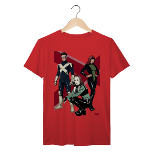 Nome do produto Camiseta Premium X Men Evolution Jean, Scott, Rogue