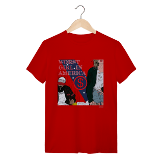 Nome do produto Camiseta Worst Girl in America - Slayyyter