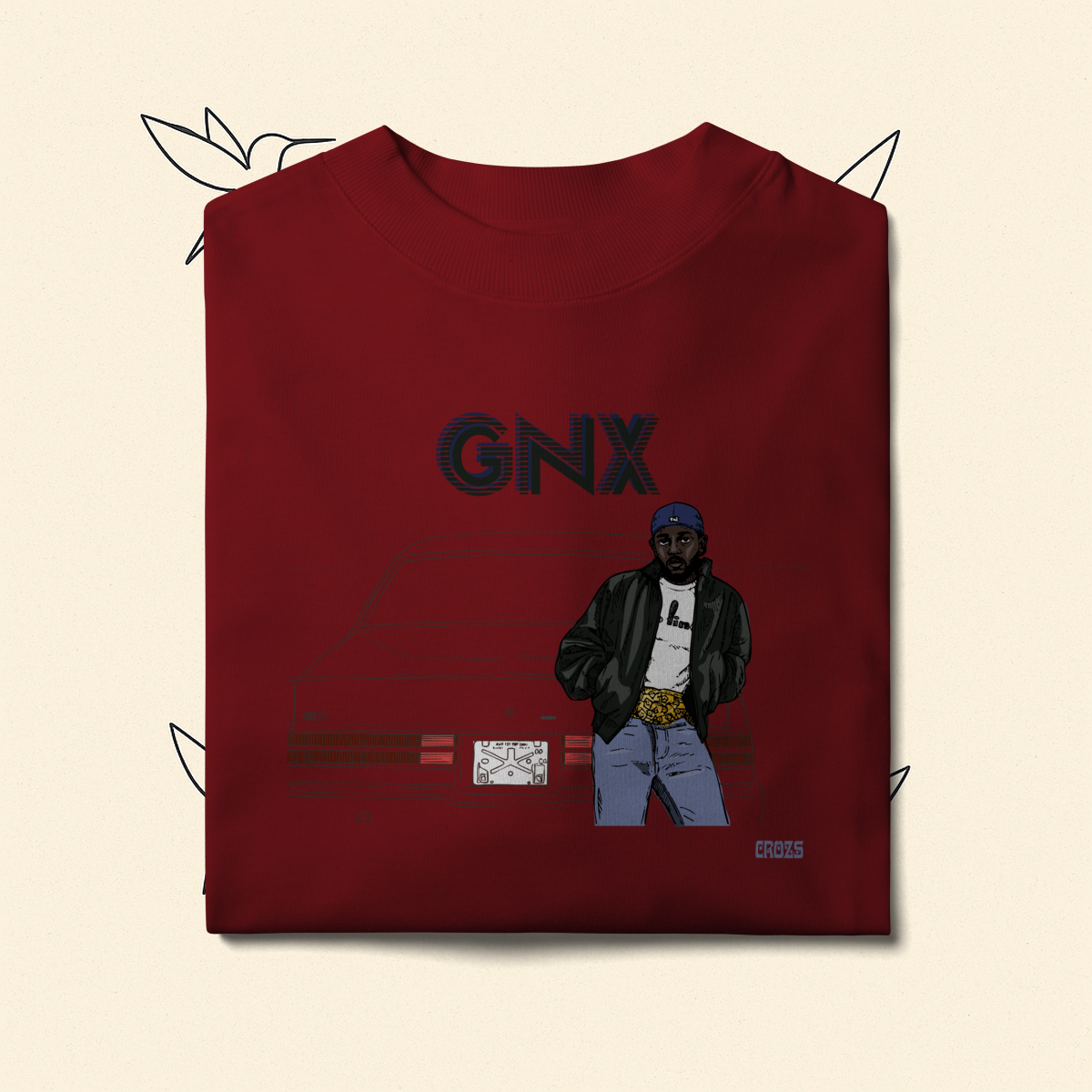 Nome do produto: Oversized Kendrick Lamar GNX