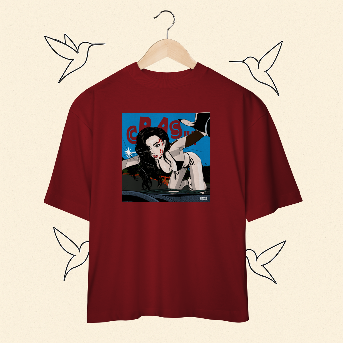 Nome do produto: Oversized CRASH Charli XCX