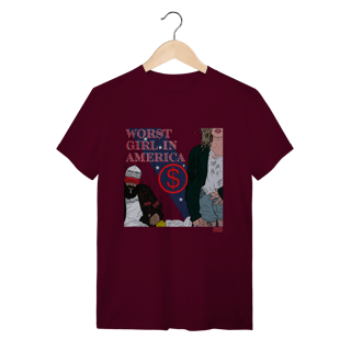 Nome do produto Camiseta Worst Girl in America - Slayyyter