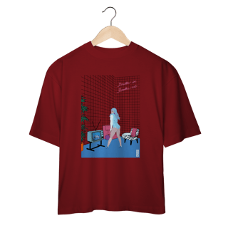 Nome do produto Oversized Hilary Duff Breathe in breathe out