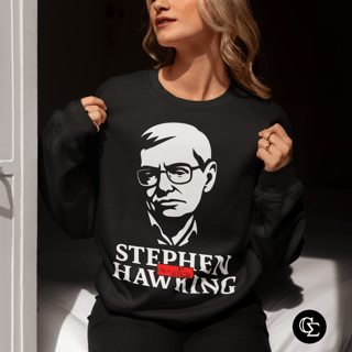 STEPHEN HAWKING 1 - FRENTE [MOLETOM UNISSEX]