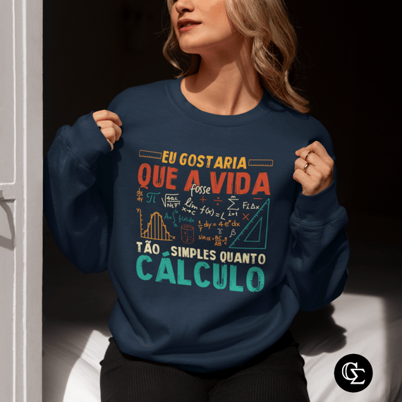 SIMPLES COMO CÁLCULO [6.3 PT-BR][MOLETOM UNISSEX]