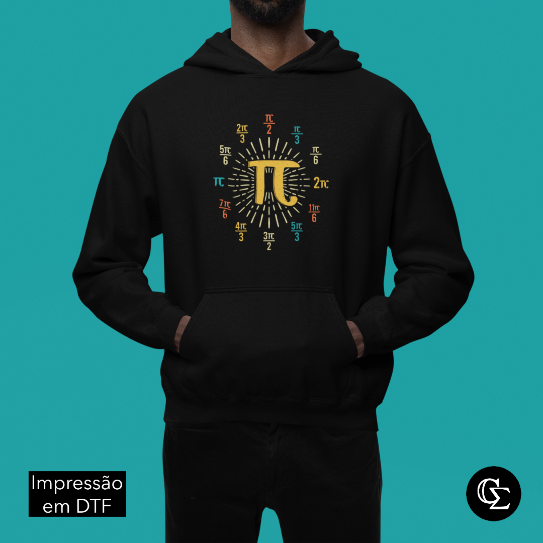 Nome do produto: CÍRCULO DE PI [MOLETOM CANGURU]