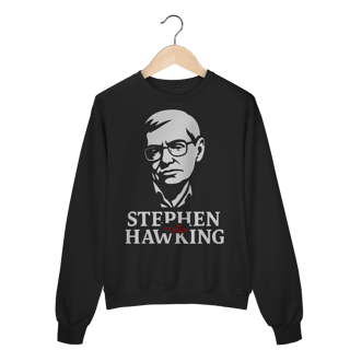 Nome do produtoSTEPHEN HAWKING 2 - FRENTE [MOLETOM UNISSEX]
