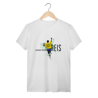 Nome do produto Camiseta Quando Éramos Reis - Pelé / Brasil 1970