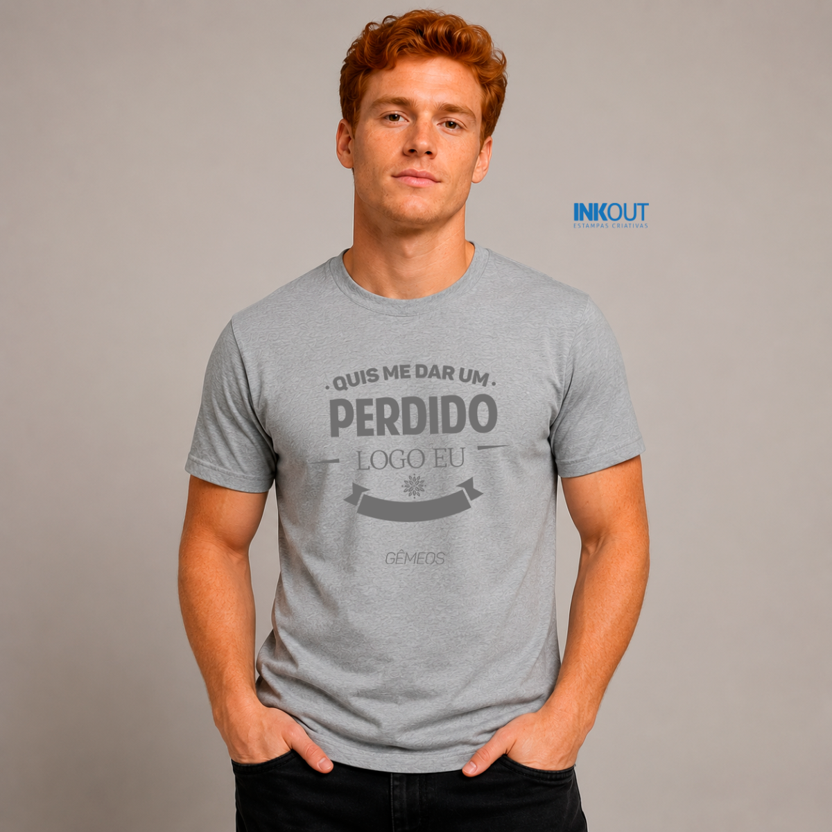 Camiseta Gêmeos — Quis Me Dar um Perdido, Logo Eu? | InkOut