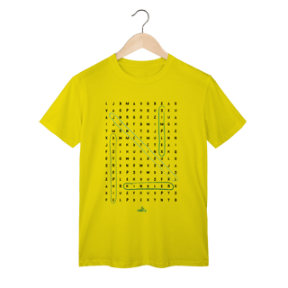 Nome do produto Camiseta Caça-palavras EB