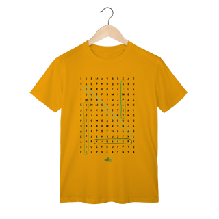 Nome do produto Camiseta Caça-palavras EB