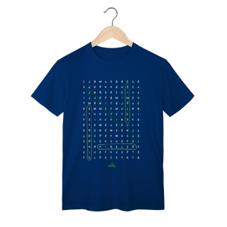 Nome do produto Camiseta Caça-palavras EB
