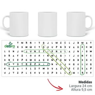 Nome do produto Caneca Caça-palavras EB