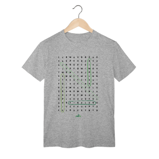 Nome do produto Camiseta Caça-palavras EB
