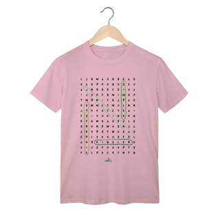 Nome do produto Camiseta Caça-palavras EB