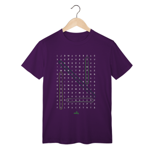 Nome do produto Camiseta Caça-palavras EB