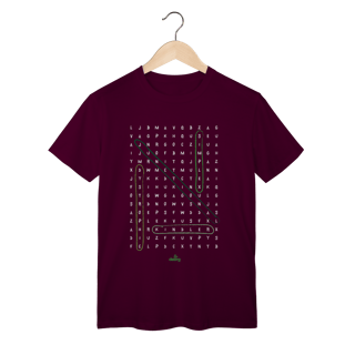 Nome do produto Camiseta Caça-palavras EB