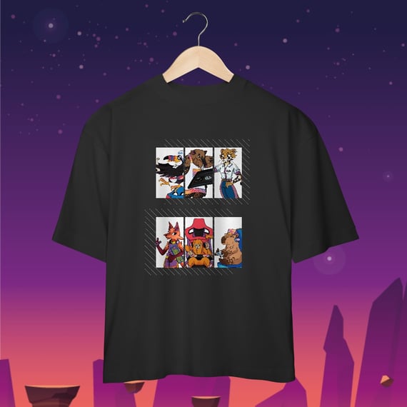 Camiseta Oversized Profissões Gamedev