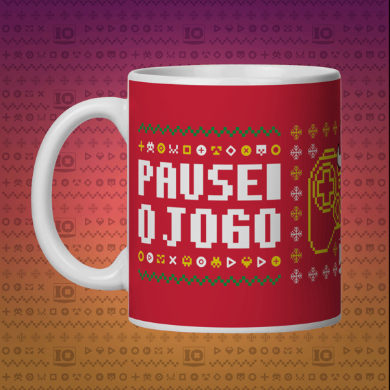 Caneca Pausa Natalina - Vermelha