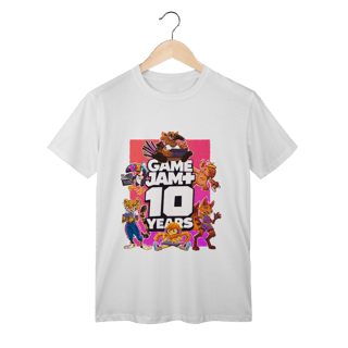Nome do produto Estampa comemorativa 10 anos de GameJamPlus