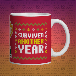 Nome do produto Caneca Survived Another Year - Vermelho