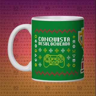 Nome do produto Caneca Sobrevivi Mais Um Ano - Verde