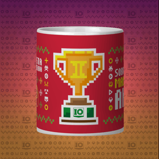 Nome do produto Caneca Sobrevivi Mais Um Ano - Vermelho