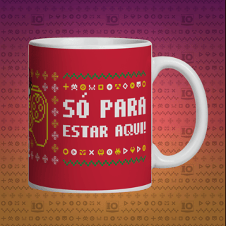 Nome do produto Caneca Pausa Natalina - Vermelha