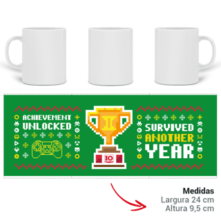 Nome do produto Caneca Survived Another Year - Green