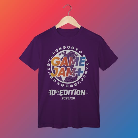 Camiseta GameJamPlus 10th Edition
