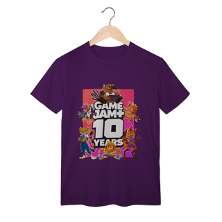 Nome do produto Estampa comemorativa 10 anos de GameJamPlus