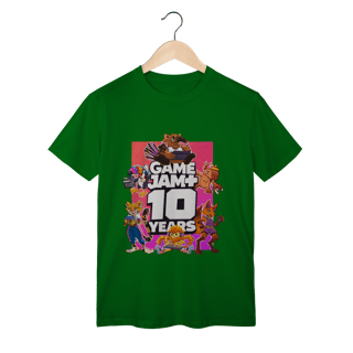 Nome do produto Estampa comemorativa 10 anos de GameJamPlus
