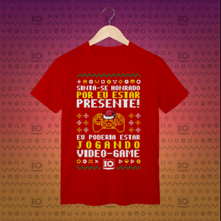 Nome do produto Camiseta Presente Gamer