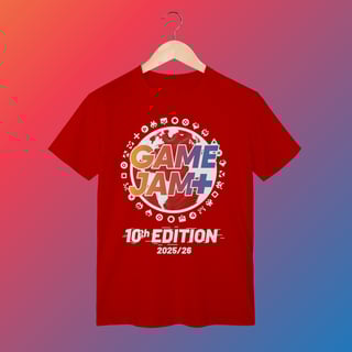 Nome do produto Camiseta GameJamPlus 10th Edition