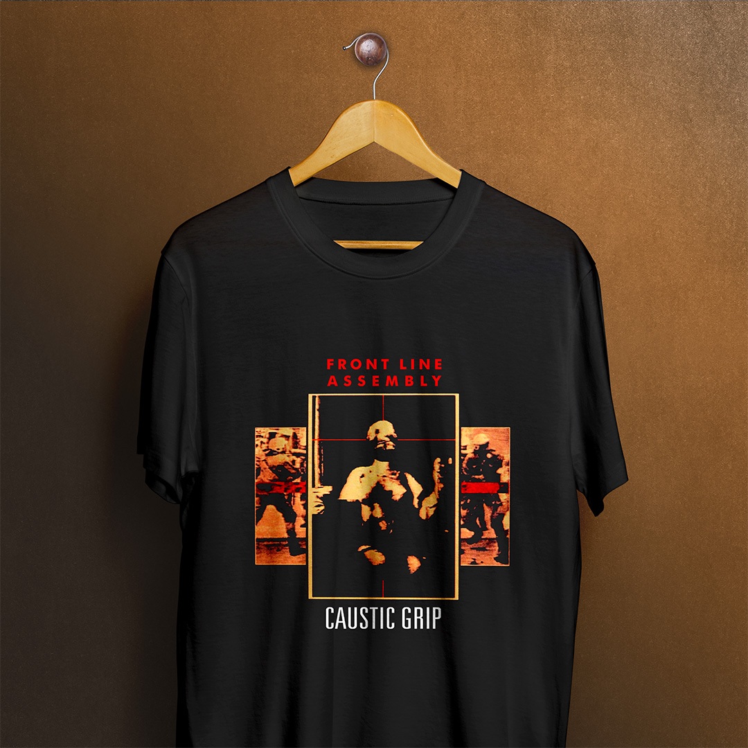 Nome do produto: Camiseta Front Line Assembly - Caustic Grip