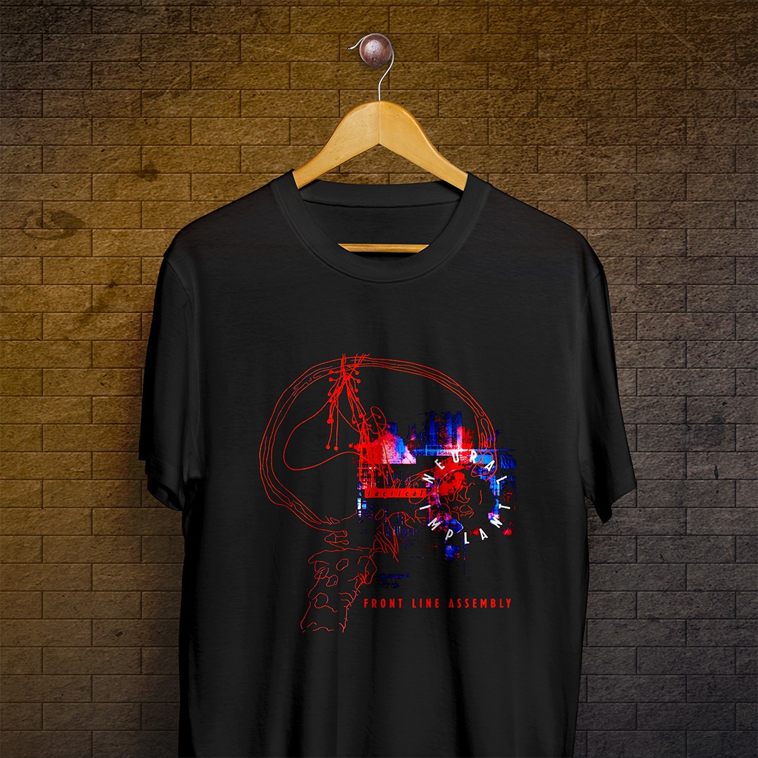 Nome do produto: Camiseta Front Line Assembly - Tactical Neural Implant