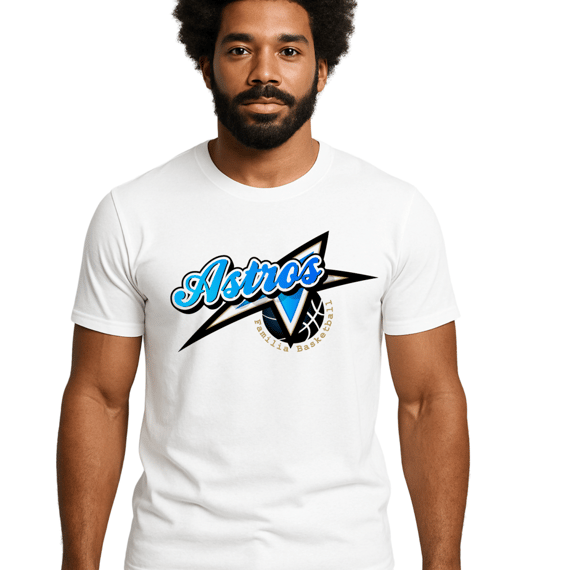 Camiseta Básica Algodão Astros Basketball