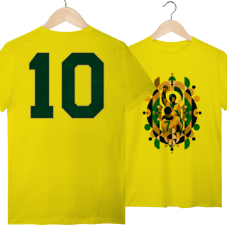 Nome do produto Camiseta do Brasil Pelé Spirit 1970 Vintage 