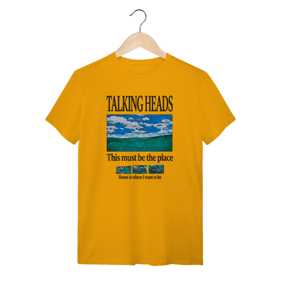 Camiseta Talking Heads This Must Be The Place 100% Algodão 