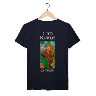 Nome do produto Camiseta MPB Chico Buarque Construção 70s 100% Algodão Prime