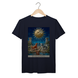 Nome do produto Camiseta de Tarô: A Lua - Camiseta unissex 100% algodão Prime