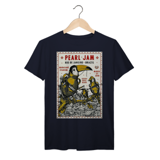 Nome do produto Camiseta Pearl Jam Maracanã 2018 Vintage Rock 100% algodão Prime