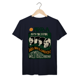 Nome do produto Camiseta ABBA Vintage 1979 UK Tour Algodão Premium 